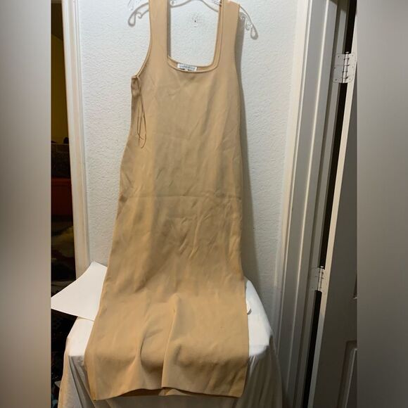 2.7 AUGUST APPAREL Endlessrose bodycon tan dress size XL - Picture 1 of 7